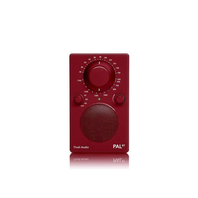Pal BT AM/FM Bluetooth Portable Radio Red/Red
