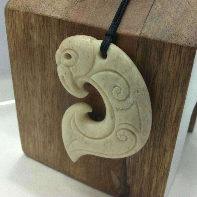Pendant- Hei Matau Wheku Head