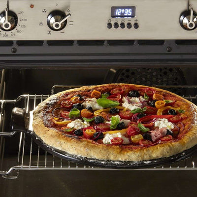Pizza Stone Smooth 37cm Charcoal