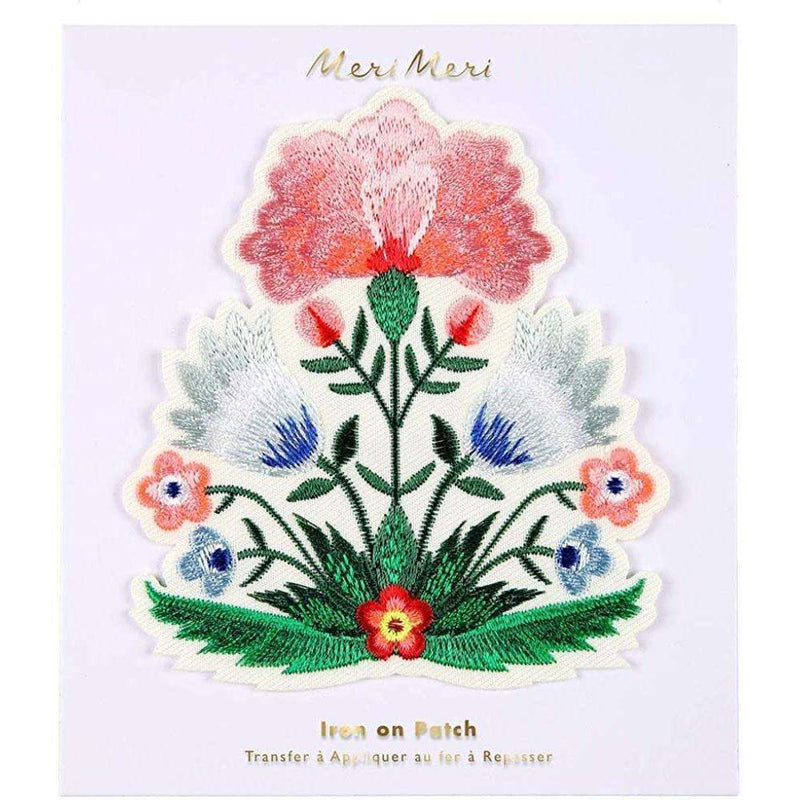 Polish Floral Iron On Patch