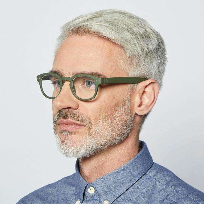 Reading Glasses - Collection C - Khaki Green
