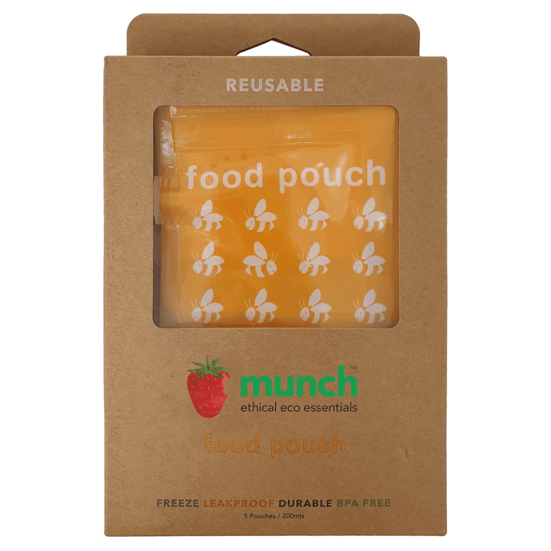 Reusable Food Pouch Red