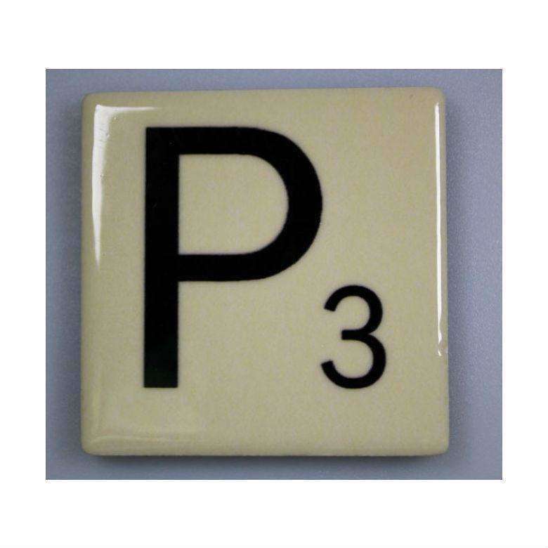 Scrabble Magnet- P