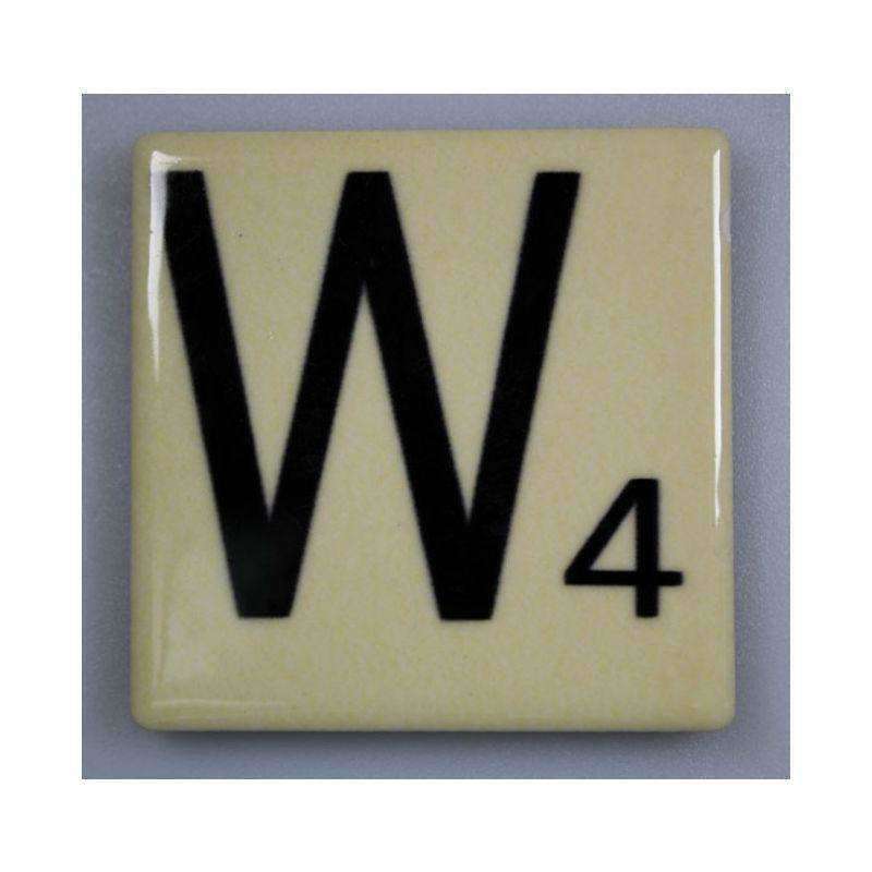 Scrabble Magnet- W