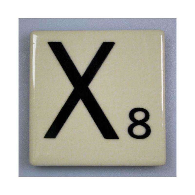 Scrabble Magnet- X