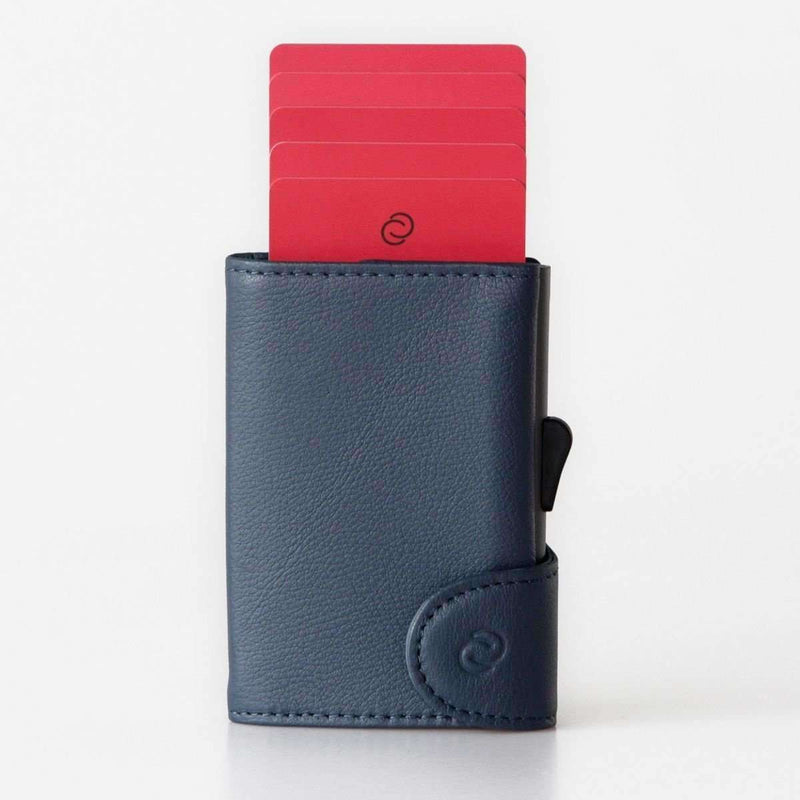 Single Coin Wallet Classic Blue Marino