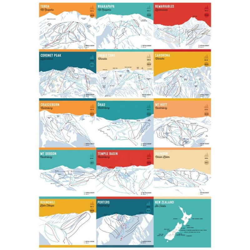 Ski Fields Print