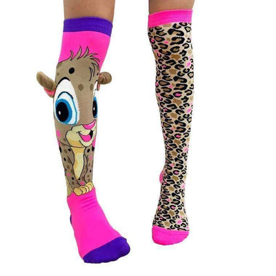 Cheeky Cheetah with Ears Socks