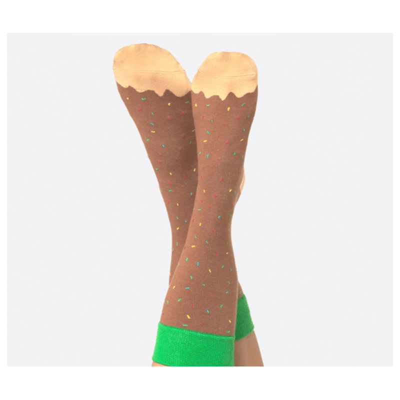 Socks Doughnut Brown