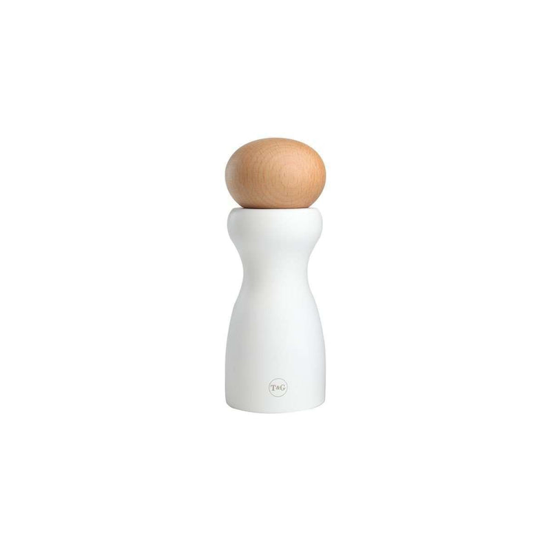 Sphere White Salt Mill 15cm