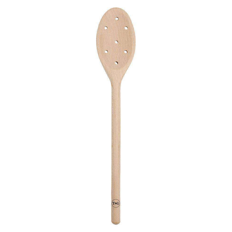 Spoon with Holes Beech 300mm