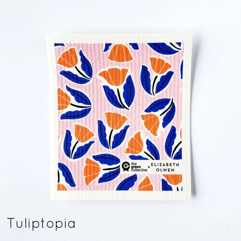 Dish Cloth Tuliptopia