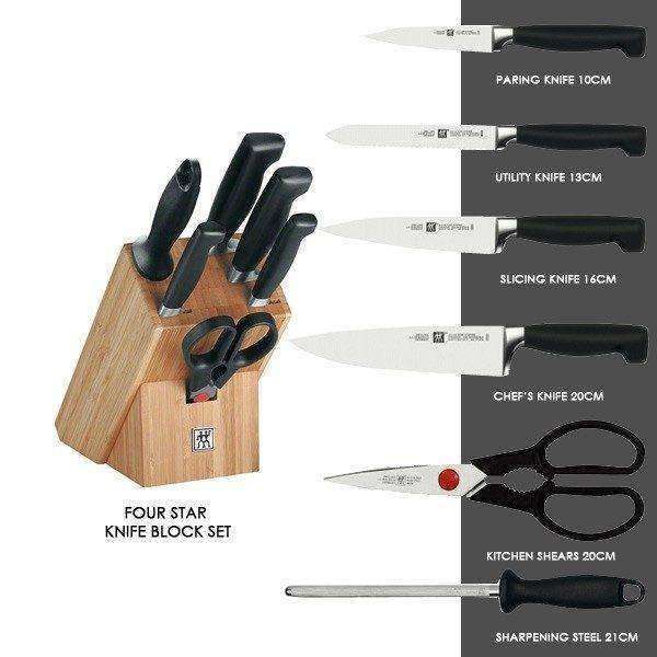 Four Star 7 Piece Knife Block